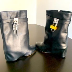 Givenchy Shark Lock Boots.
